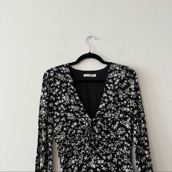 The East Order Elsa Black Floral Mini Dress - Picture 4 of 7